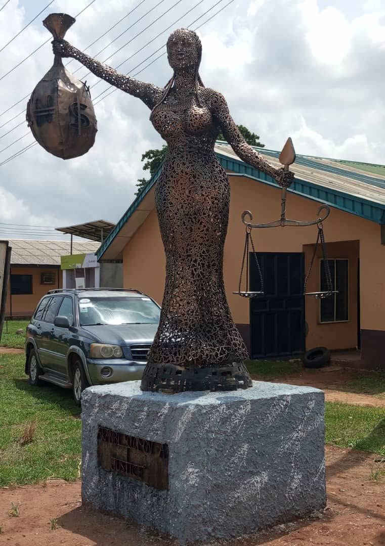 *Nigeria's Modern-Day Justice System as depicted by a Fine Art student of the University of Benin, Edo State*