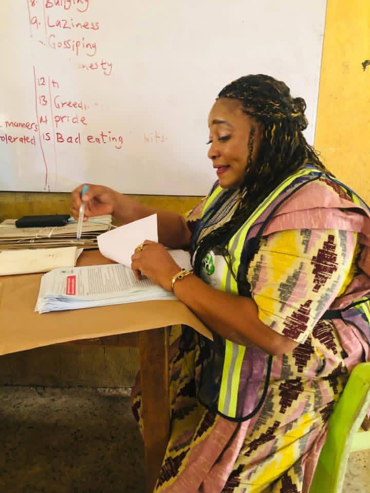 See presiding here in an election she has a stake on